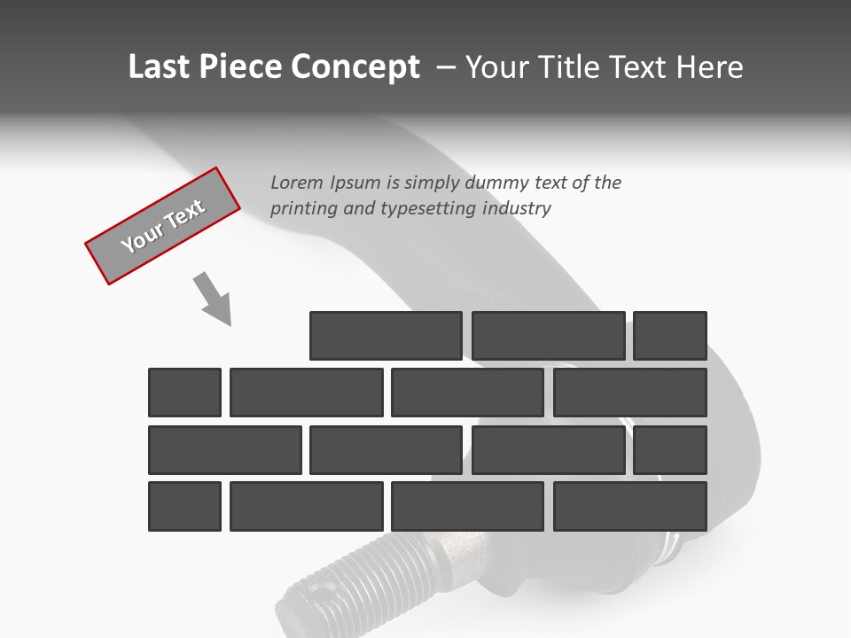 White Metal Vehicle PowerPoint Template