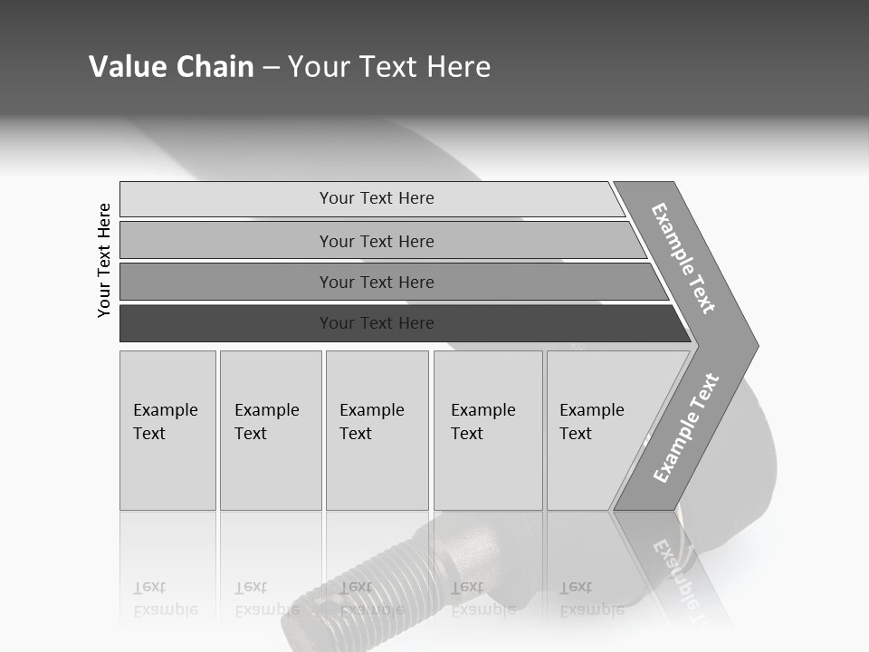White Metal Vehicle PowerPoint Template