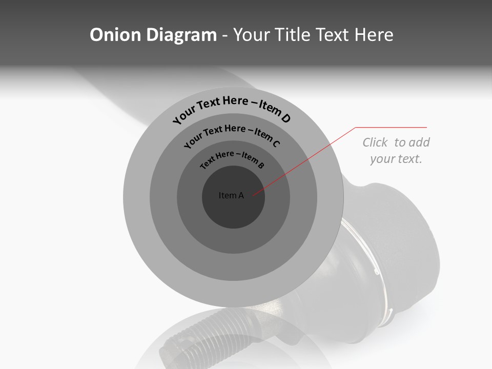 White Metal Vehicle PowerPoint Template