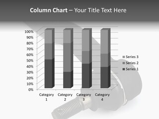 White Metal Vehicle PowerPoint Template