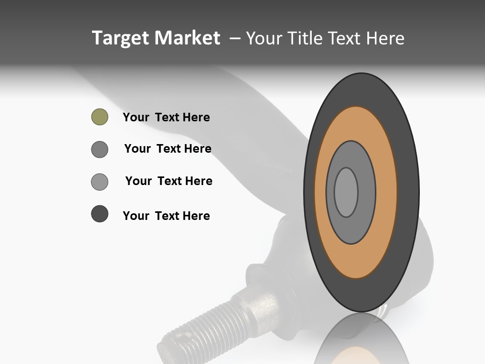 White Metal Vehicle PowerPoint Template