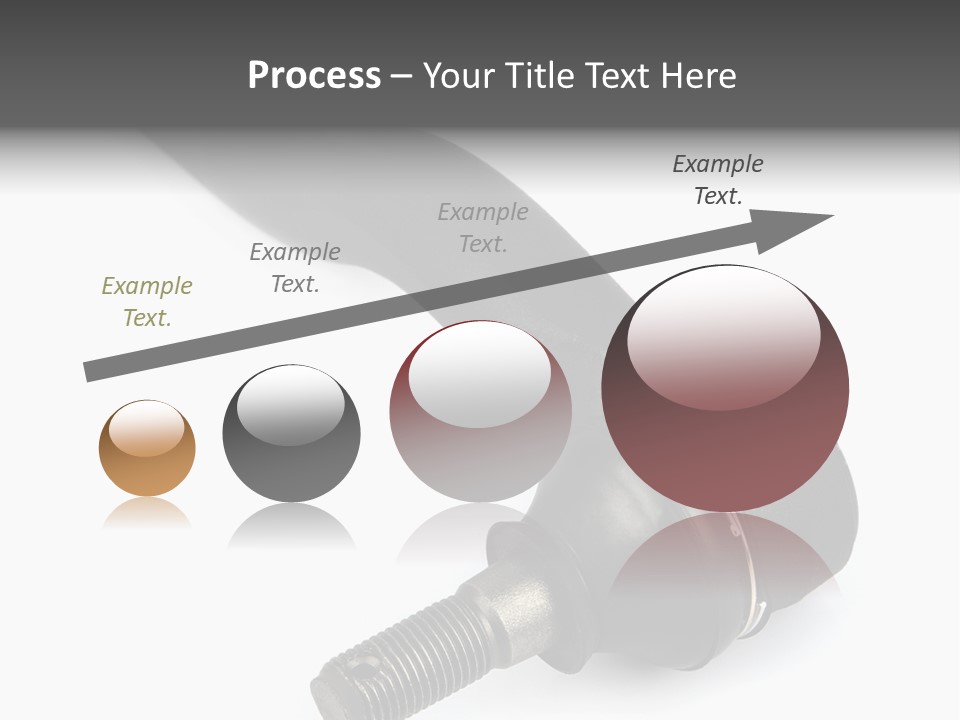 White Metal Vehicle PowerPoint Template