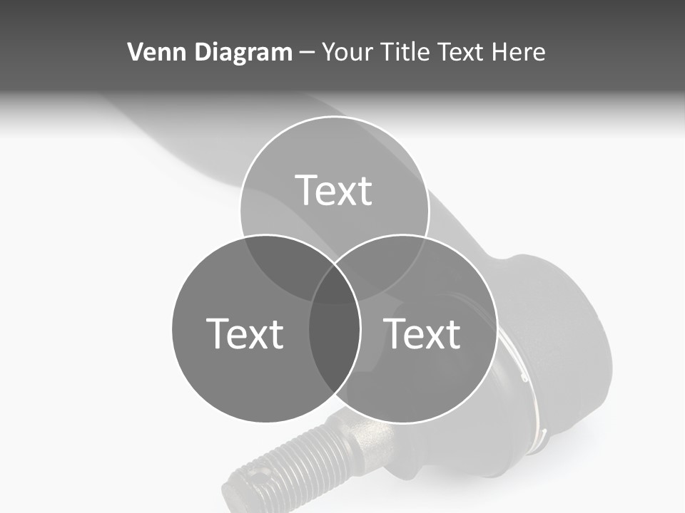 White Metal Vehicle PowerPoint Template