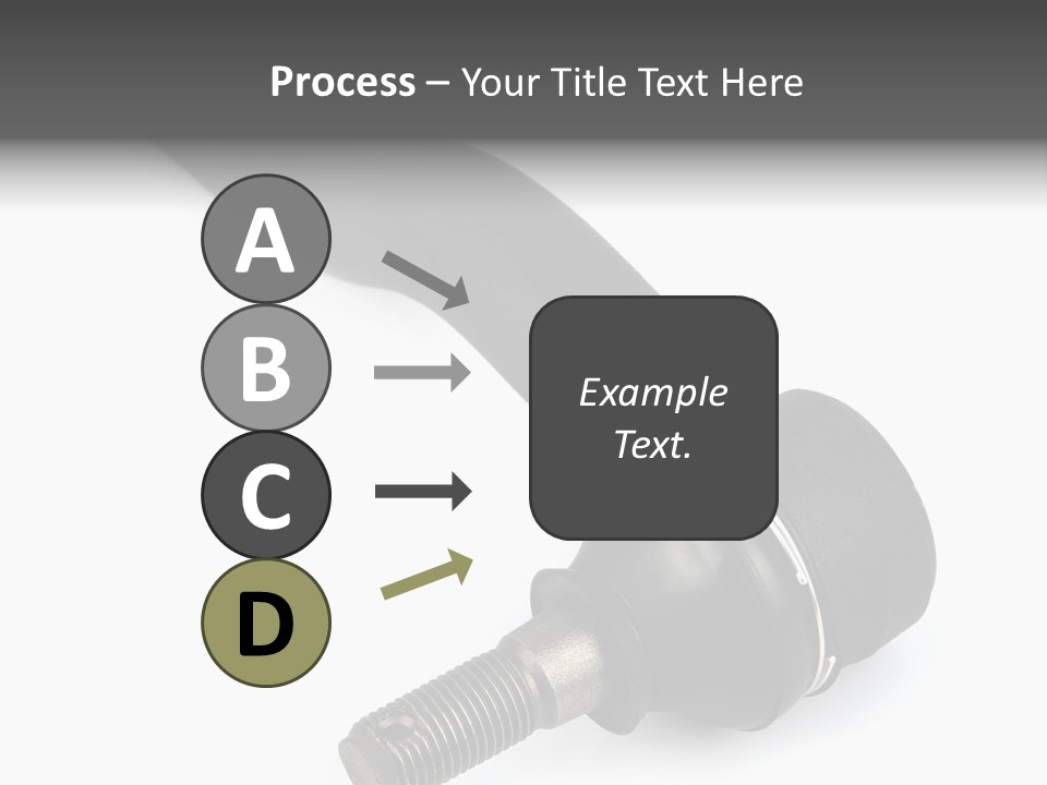 White Metal Vehicle PowerPoint Template