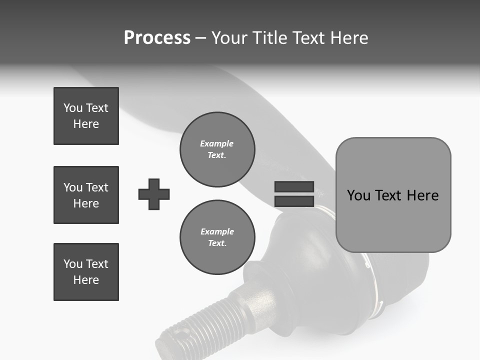 White Metal Vehicle PowerPoint Template