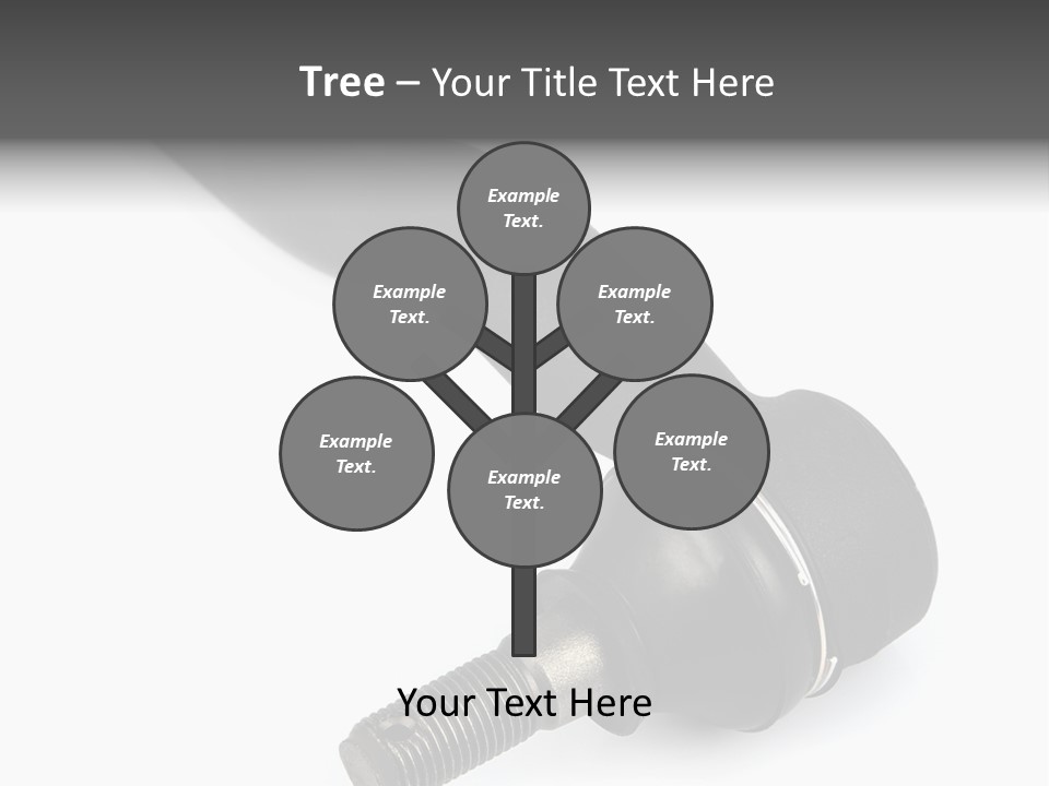 White Metal Vehicle PowerPoint Template