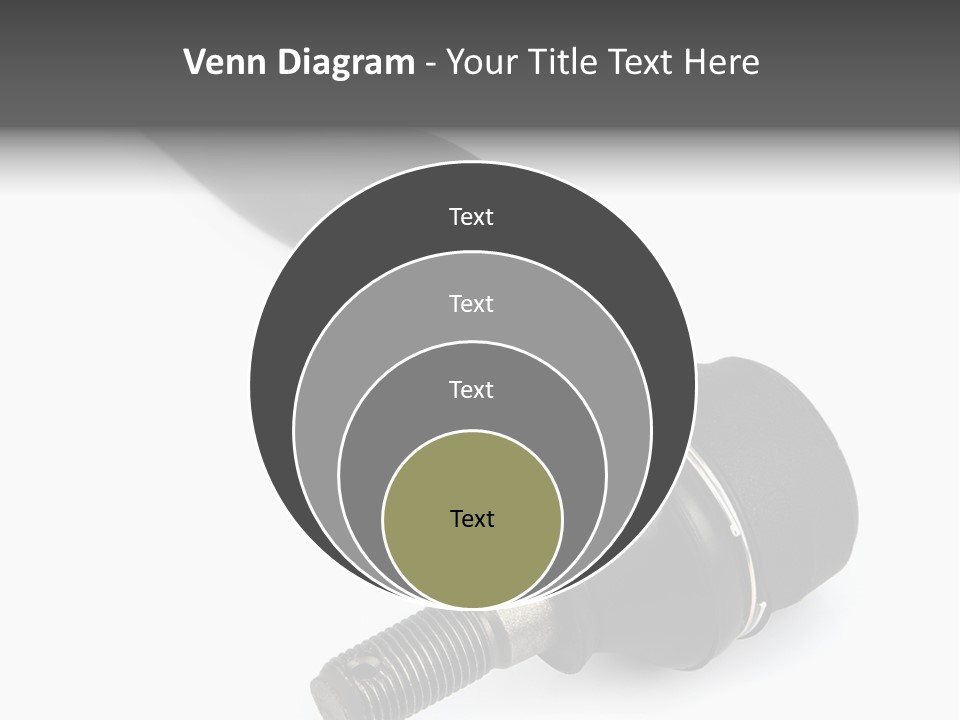 White Metal Vehicle PowerPoint Template