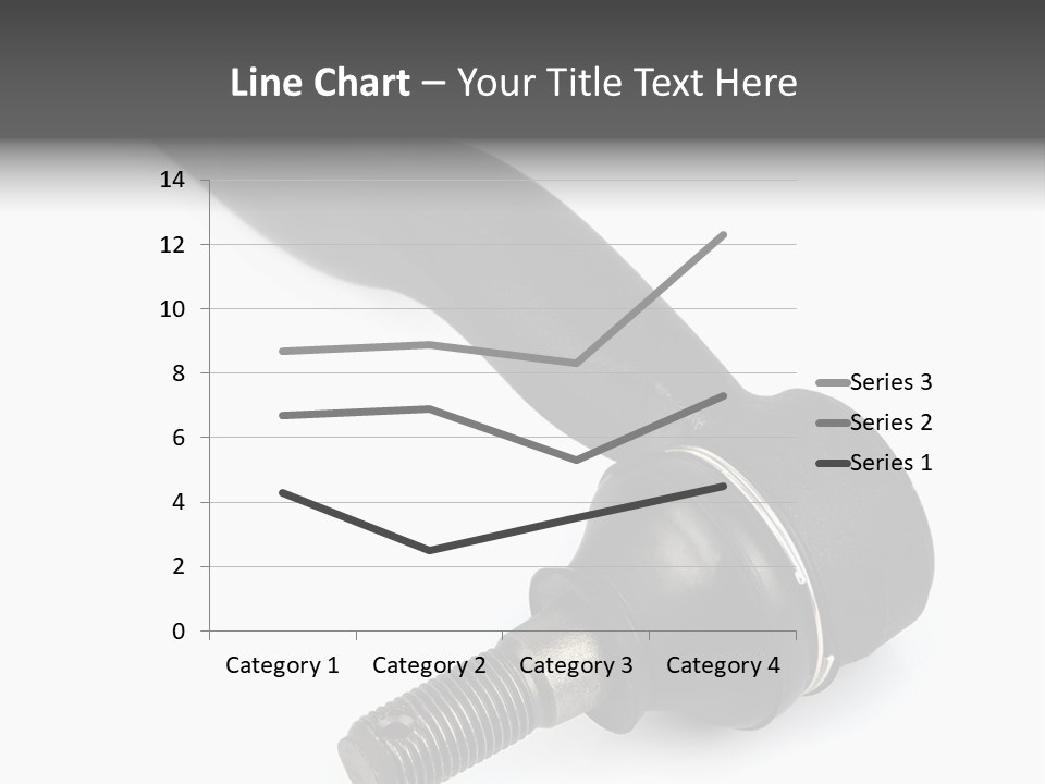White Metal Vehicle PowerPoint Template