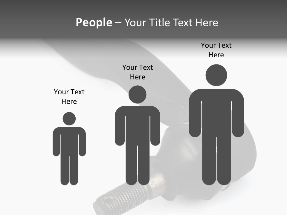 White Metal Vehicle PowerPoint Template