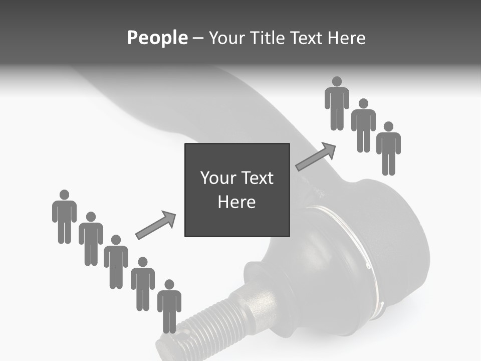 White Metal Vehicle PowerPoint Template