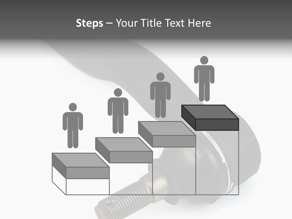 White Metal Vehicle PowerPoint Template