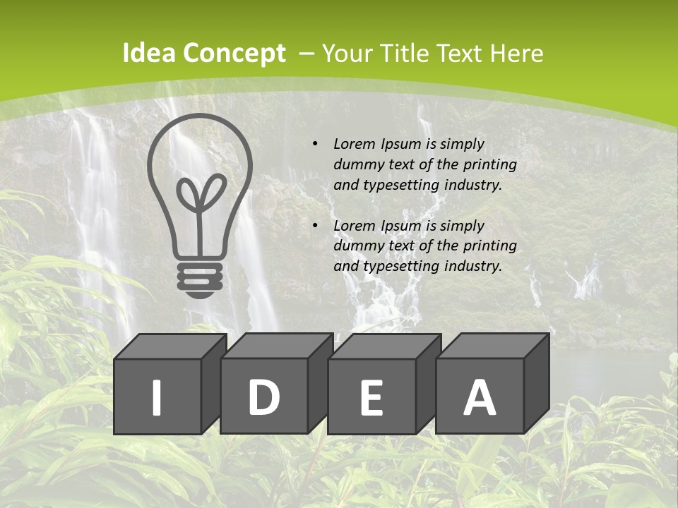 Rock Card Wealth PowerPoint Template