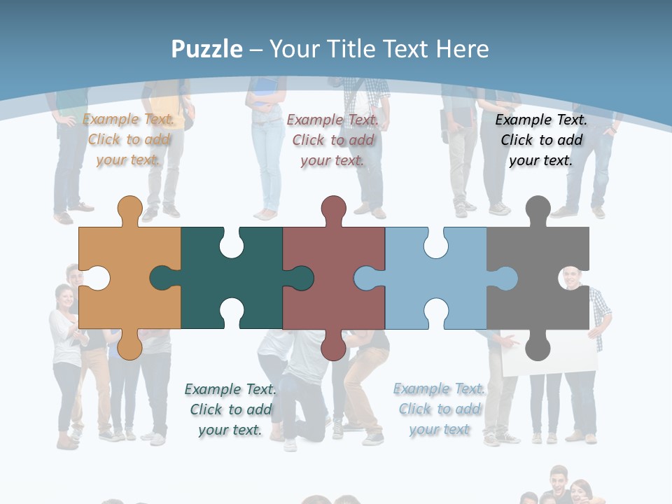 Team Friend Reading PowerPoint Template