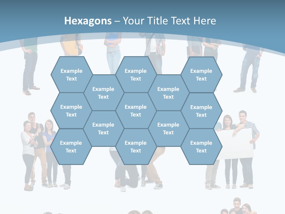 Team Friend Reading PowerPoint Template