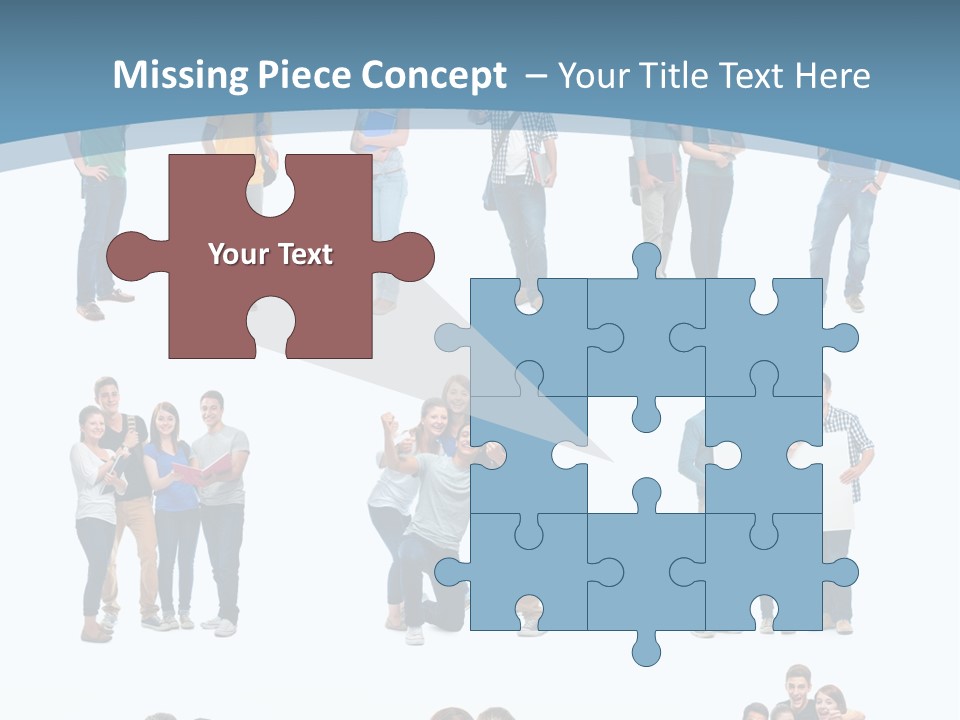 Team Friend Reading PowerPoint Template