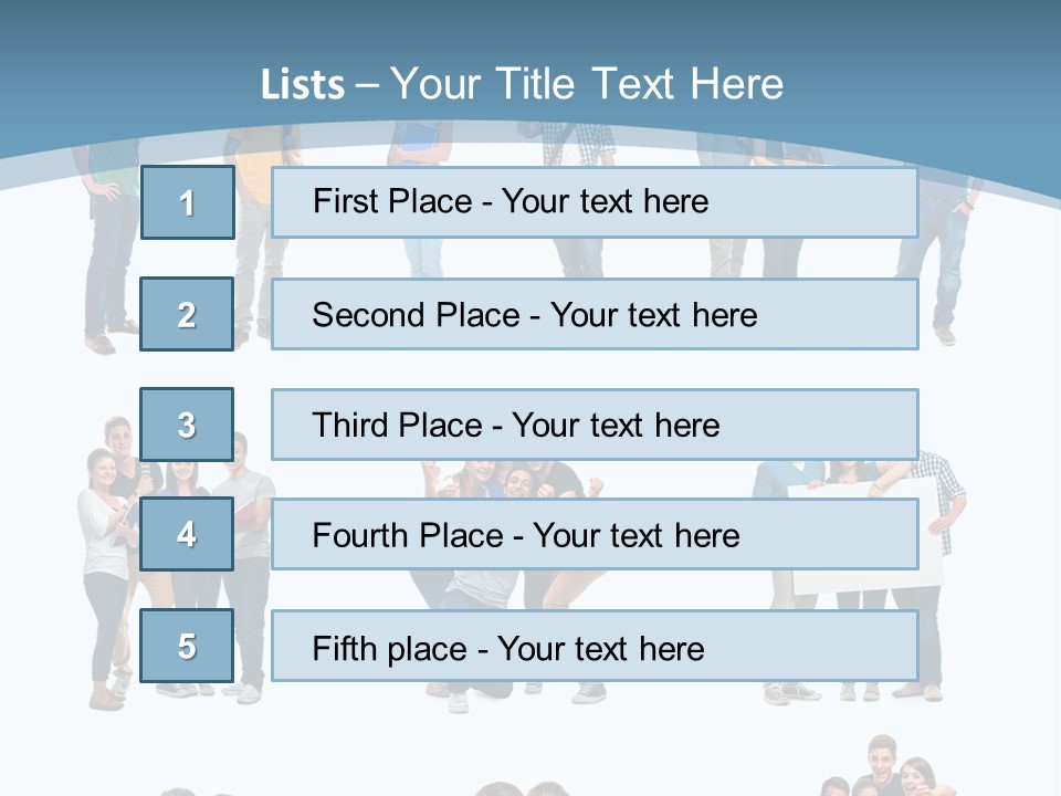 Team Friend Reading PowerPoint Template