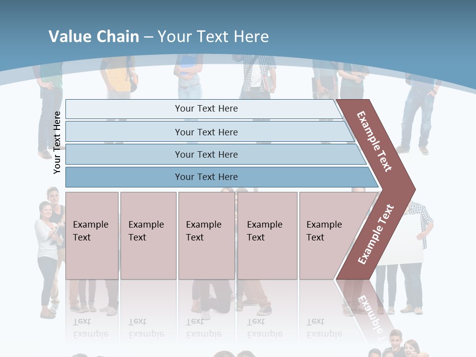 Team Friend Reading PowerPoint Template