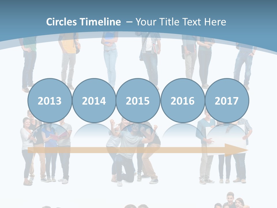 Team Friend Reading PowerPoint Template