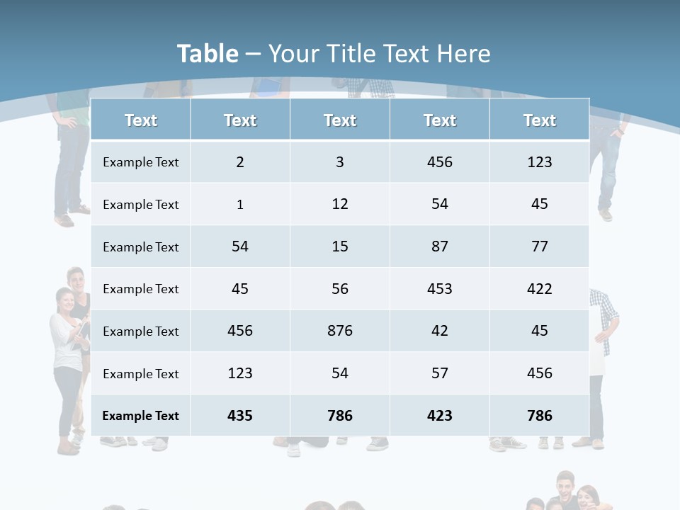 Team Friend Reading PowerPoint Template