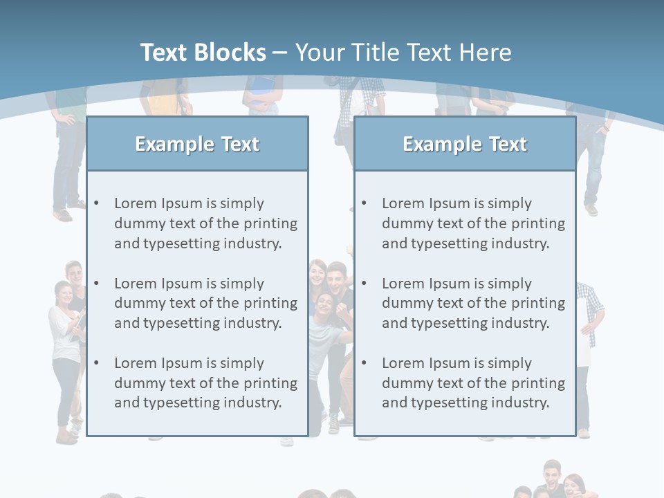Team Friend Reading PowerPoint Template