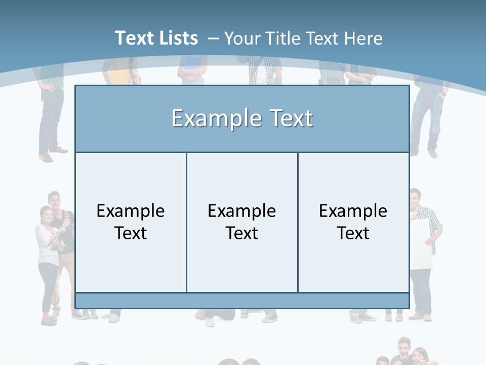 Team Friend Reading PowerPoint Template