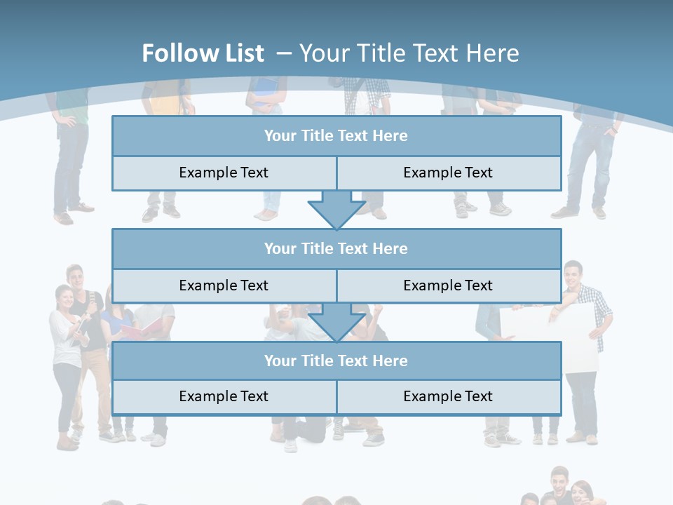 Team Friend Reading PowerPoint Template
