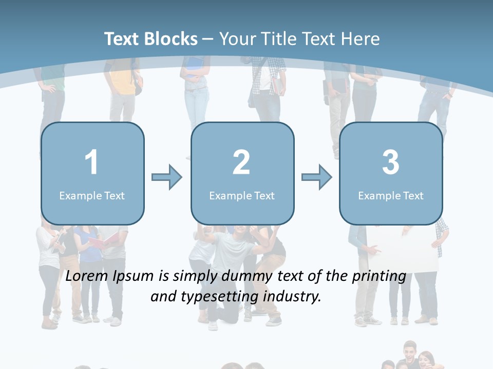 Team Friend Reading PowerPoint Template