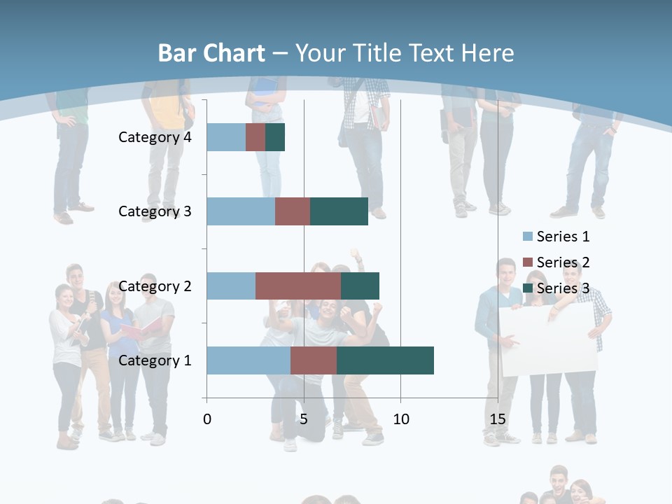 Team Friend Reading PowerPoint Template