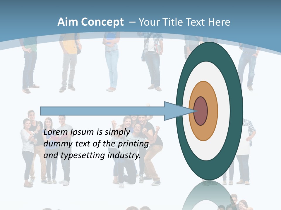 Team Friend Reading PowerPoint Template