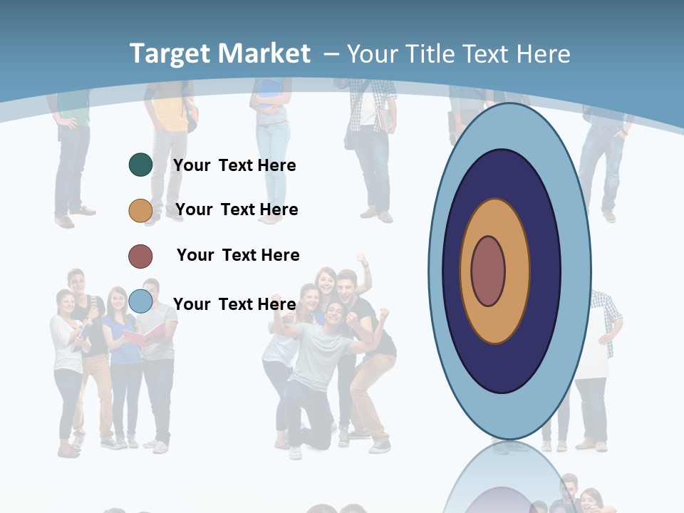 Team Friend Reading PowerPoint Template