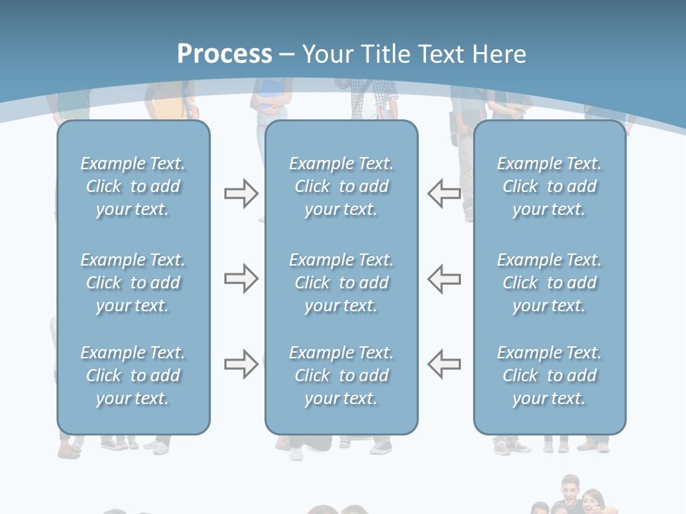 Team Friend Reading PowerPoint Template