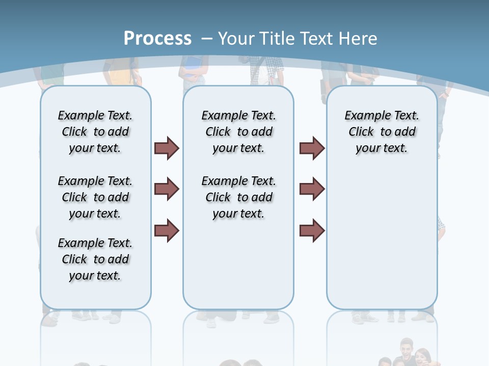 Team Friend Reading PowerPoint Template