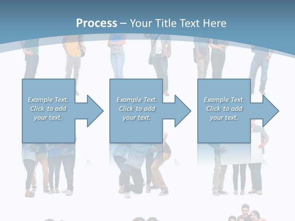 Team Friend Reading PowerPoint Template