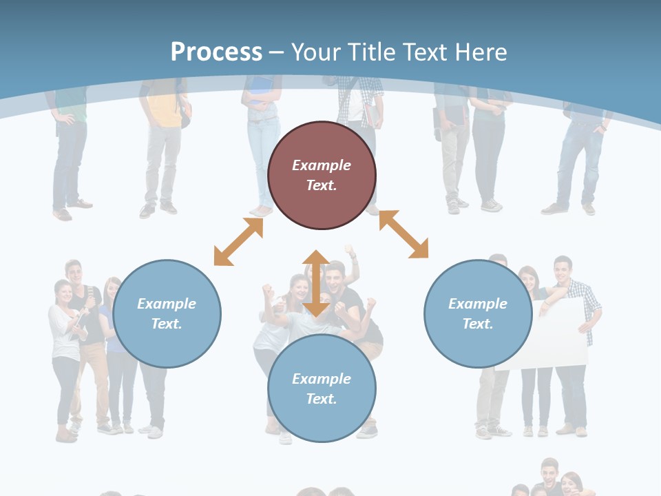 Team Friend Reading PowerPoint Template