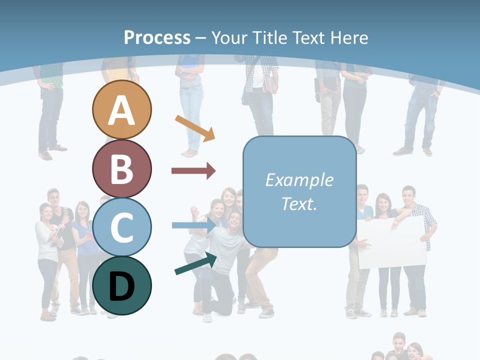 Team Friend Reading PowerPoint Template