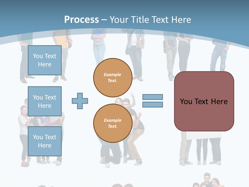 Team Friend Reading PowerPoint Template