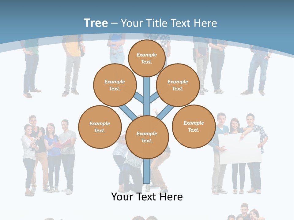 Team Friend Reading PowerPoint Template