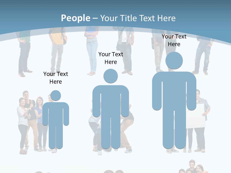 Team Friend Reading PowerPoint Template