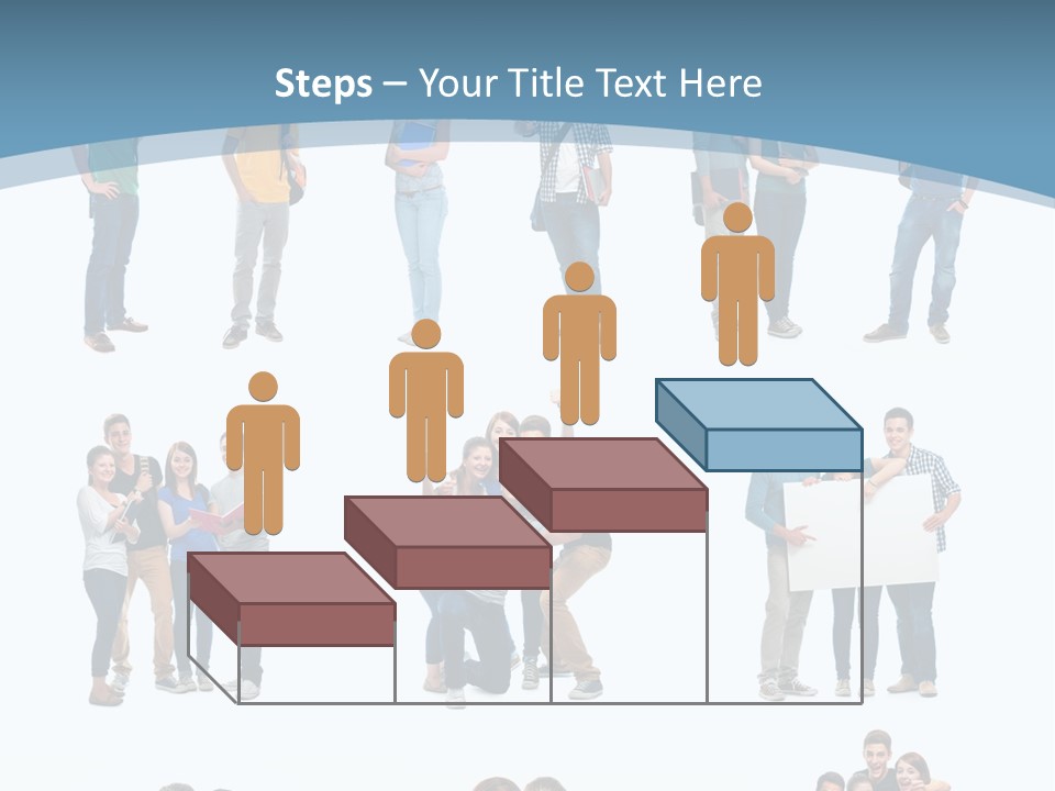 Team Friend Reading PowerPoint Template