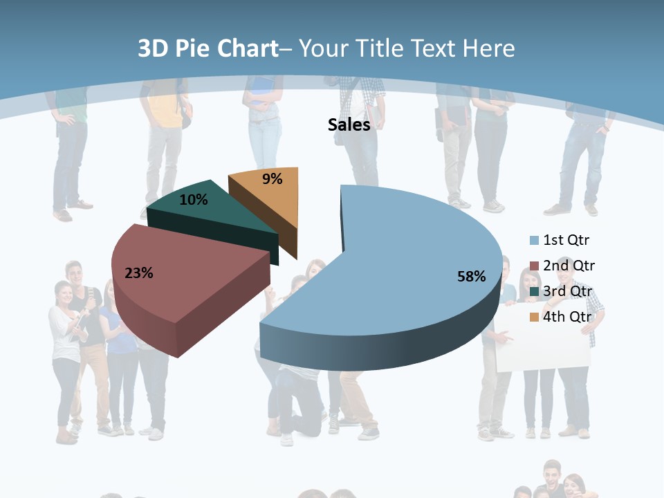 Team Friend Reading PowerPoint Template