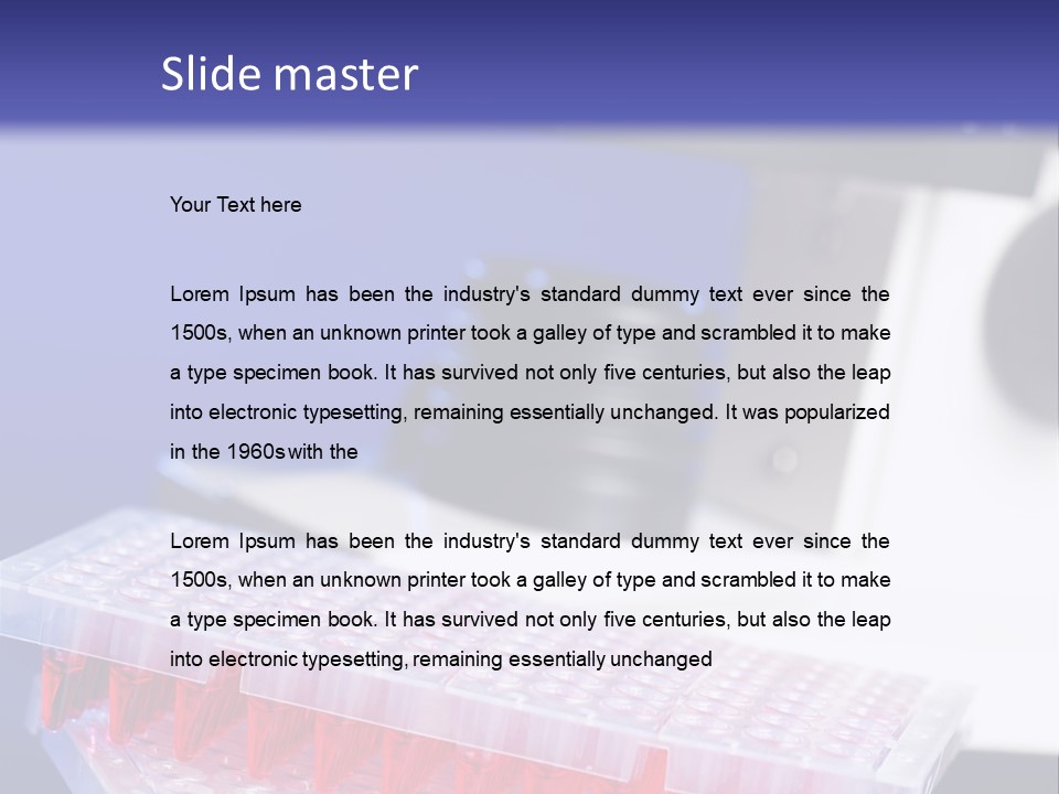 Multiwell Sample Container PowerPoint Template