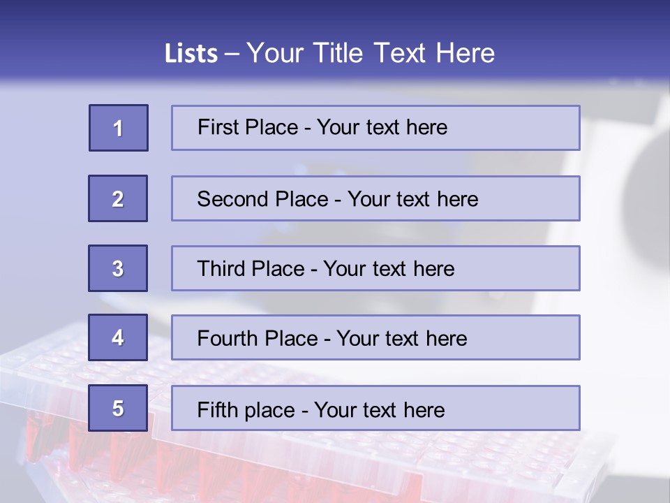 Multiwell Sample Container PowerPoint Template