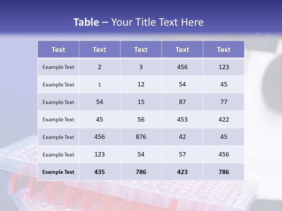 Multiwell Sample Container PowerPoint Template