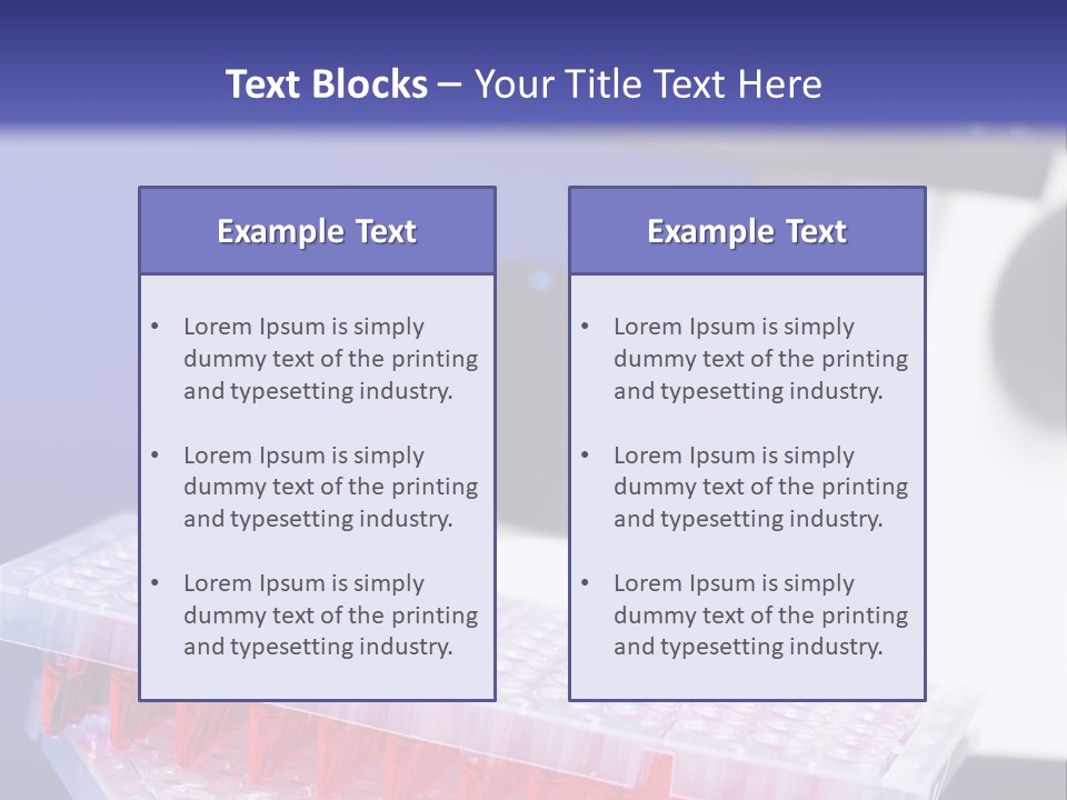 Multiwell Sample Container PowerPoint Template