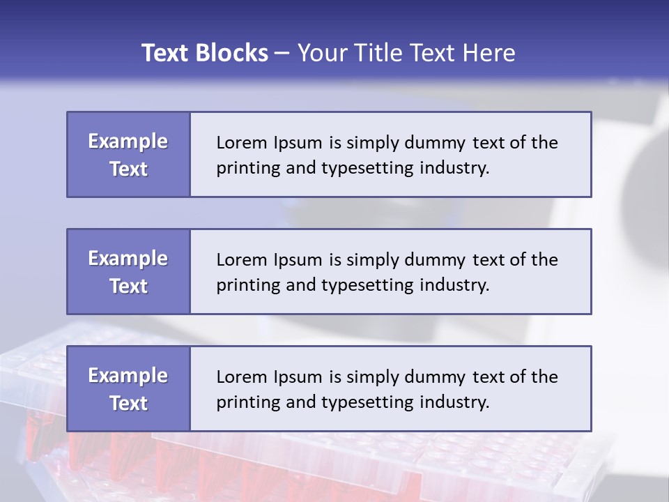 Multiwell Sample Container PowerPoint Template