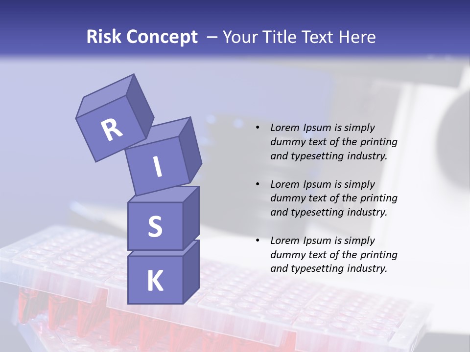 Multiwell Sample Container PowerPoint Template