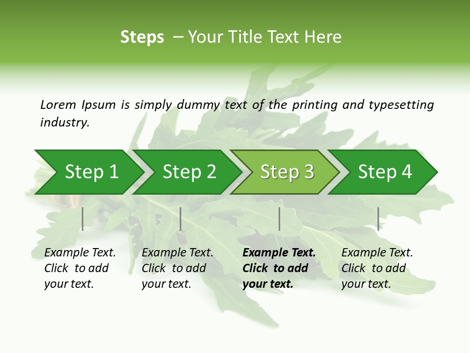 Eating Sativa White PowerPoint Template