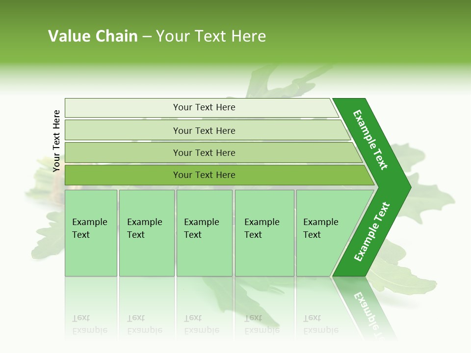 Eating Sativa White PowerPoint Template