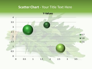 Eating Sativa White PowerPoint Template