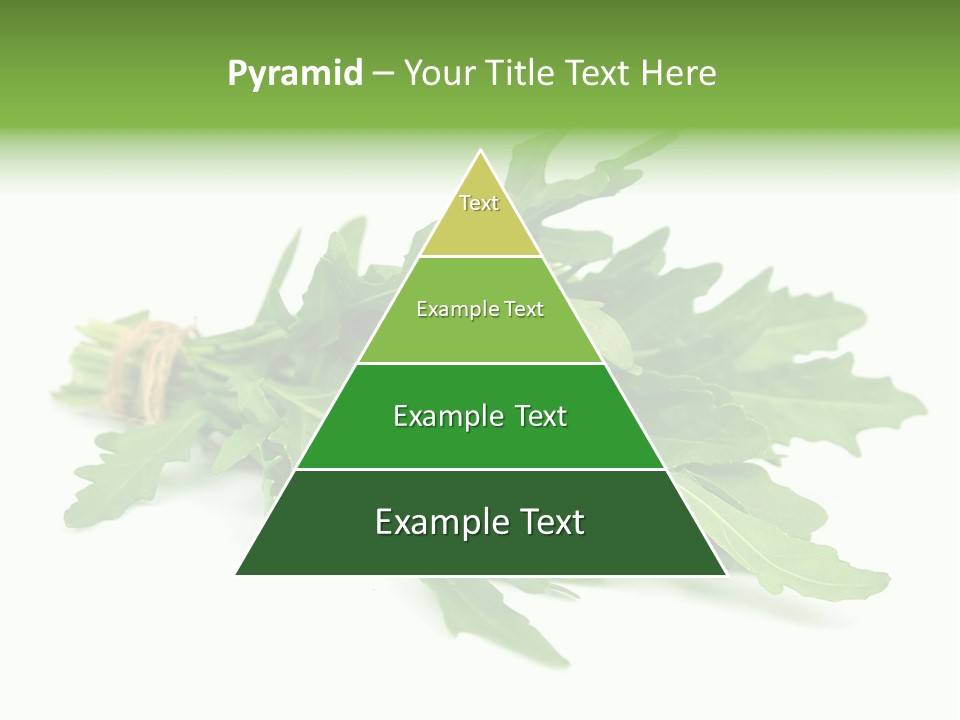 Eating Sativa White PowerPoint Template